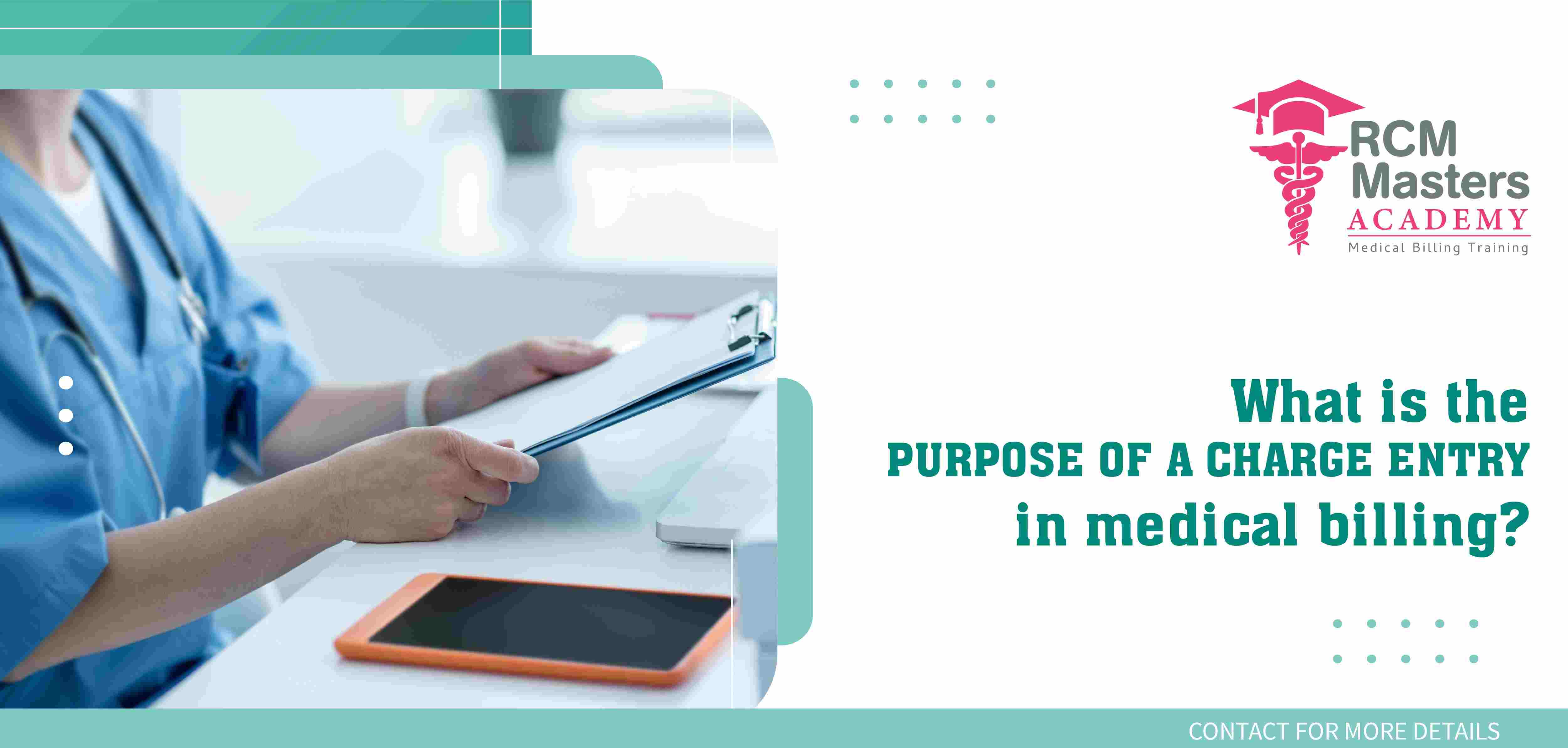 What is the purpose of a charge entry in medical billing?